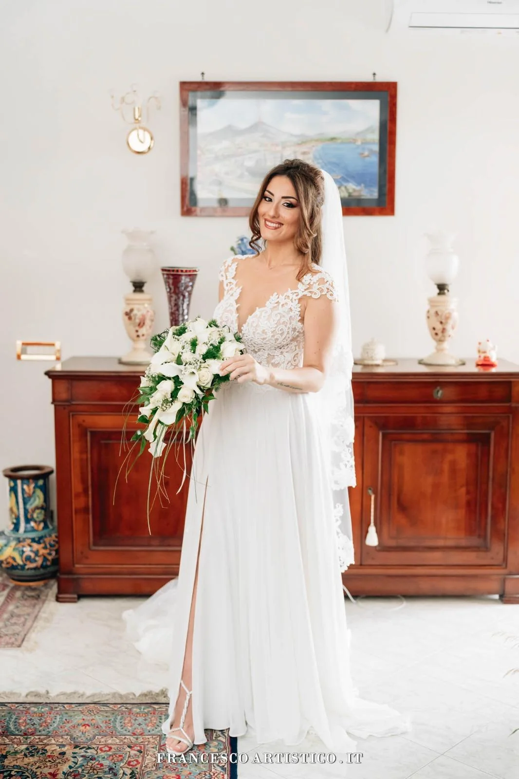 La sposa pronta per il matrimonio